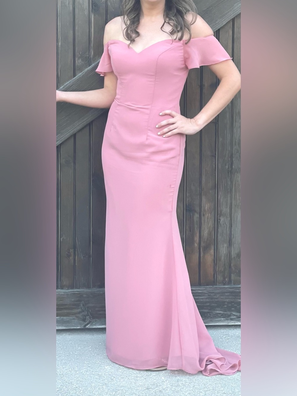 Allure Bridesmaid Dress - Dusty Rose (1654)